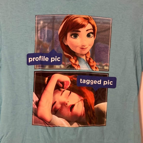 Funny Disney Princess tshirt, size medium - Picture 1 of 3